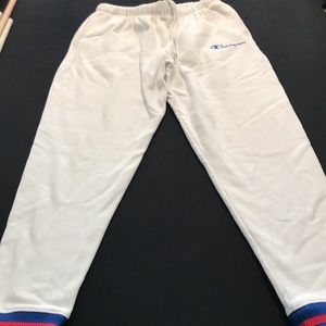 White Champion Joggers